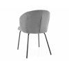 Šedá jídelní židle KEVIN VARDO – minimalistický a elegantní vzhled