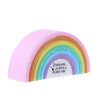 LED světlo DREAMBOW s duhou a francouzským nápisem. Provoz na baterie, krásná dekorace do pokoje.