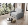 Stylové světle šedé křeslo LAINE s funkcí rozkladu na lůžko