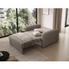 Stylové béžové křeslo LAINE s funkcí rozkladu na pohodlné lůžko