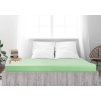 Světle zelené jersey prostěradlo z mako bavlny LUXORA 180 x 200 cm pro pohodlný spánek