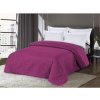 Fialový přehoz na postel se vzorem STONE (Rozměr 220 x 240 cm)