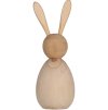 Dřevěný zajíček BUNNY DAISY 17,5 cm v přírodním designu
