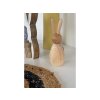 Stylový dřevěný zajíček BUNNY DAISY 17,5 cm – přírodní velikonoční dekorace