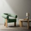 Křeslo KOKEI zelené – výrazná barva a přírodní materiály v rovnovázekokei non 37 2 002