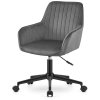 Stylové otočné křeslo ROXY tmavě šedé pro domácí kancelář