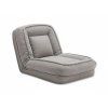 Relaxační polohovací křeslo LAZY SOFA, šedé s nastavitelným opěradlem