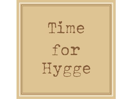 Servírovací ubrousky TIME FOR HYGGE 33x33 cm, 20 ks béžové pro dokonalý stůl