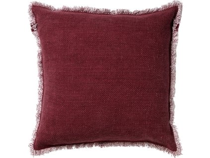 Dekorační povlak na polštář BURTO MERLOT 45x45 cm – luxusní vínová elegance