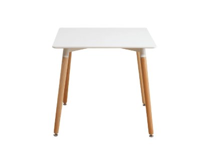 Jídelní stůl DIDIER 4 NEW 70x70 cm bílý – elegantní a kompaktní