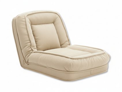 Relaxační křeslo LAZY SOFA béžové s polohováním pro maximální pohodlí
