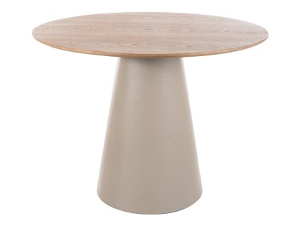 Kulatý jídelní stůl ANGEL 120 cm dub/kašmír