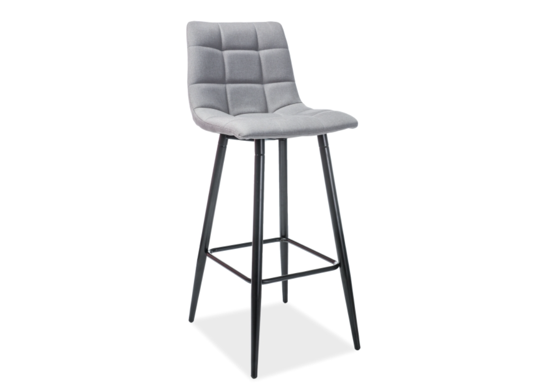 Sivá barová stolička HOKER SPICE H-1