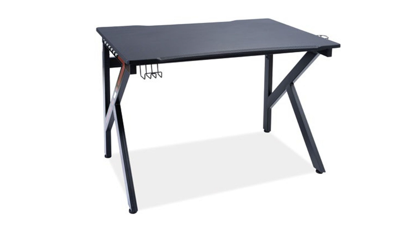 Čierny písací stôl B-306