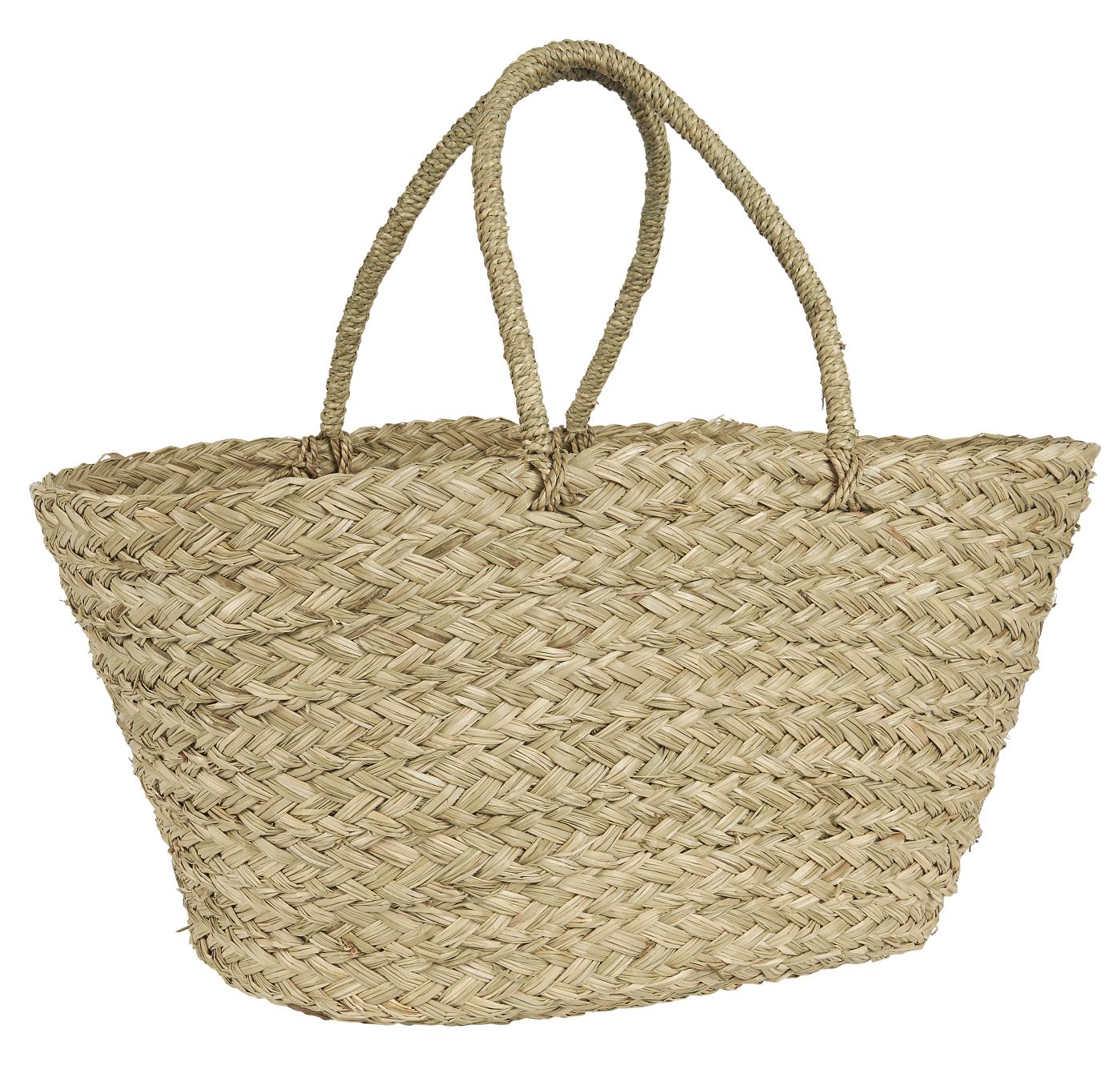 IB Laursen Plážová taška z morskej trávy BEACH BAG