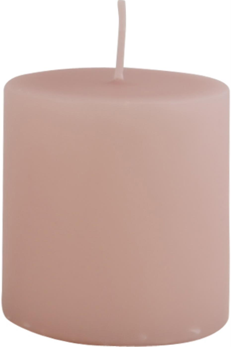 IB Laursen Ružová stĺpová sviečka ROSE QUARTZ 7cm