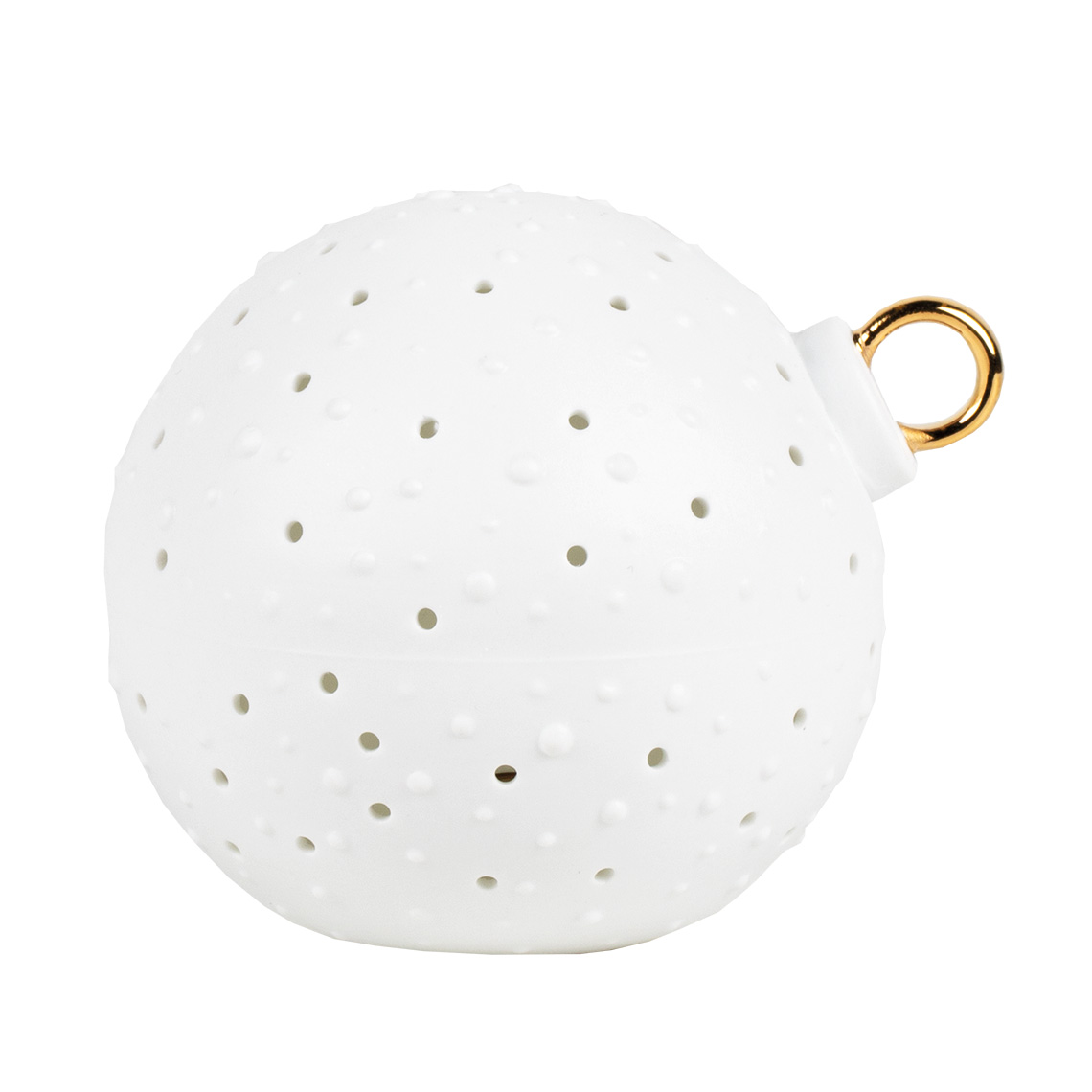 Räder Porcelánová LED svetelná guľa DOTS