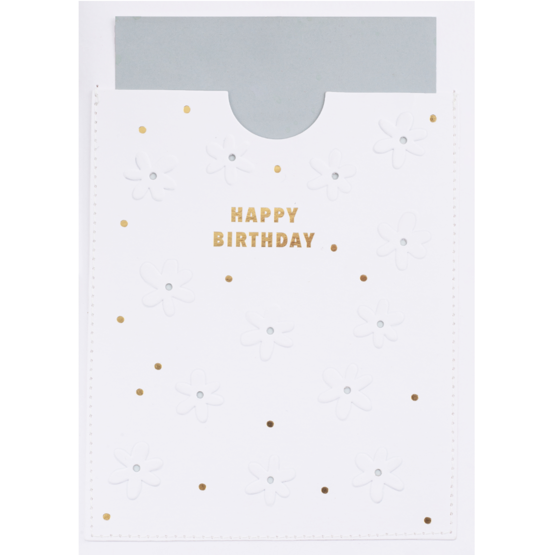 E-shop Räder Papierové prianie k narodeninám FLOWERS EMBOSSING CARD