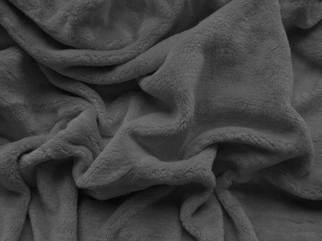 E-shop Plachta mikroplyš SOFT 180x200 cm tmavosivá