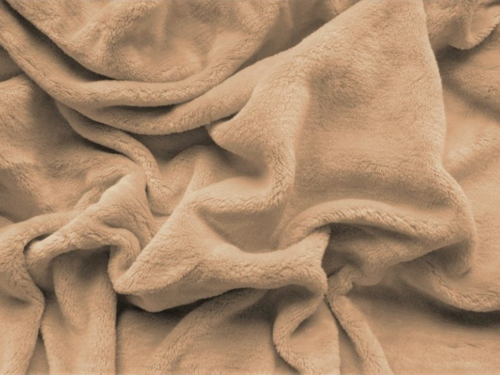 E-shop Plachta mikroplyš SOFT 90x200 cm béžová