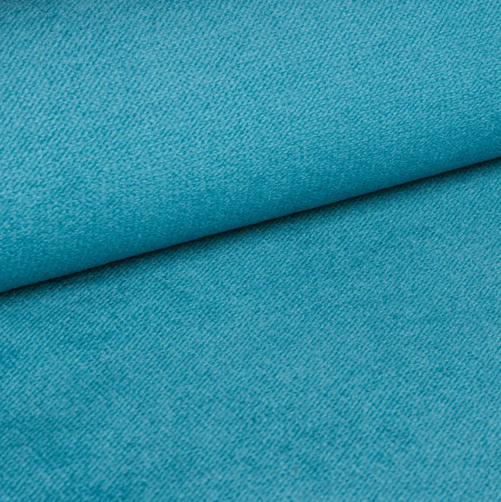 Čalúnená posteľ boxspring GLORIEN VELVET 90x200 cm tyrkysová Matrac: Bonell pružinová matrac