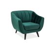 18063 zelene relaxacni kreslo elite 1 velvet