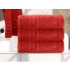 Mäkká osuška Classic 70 x 140 cm červená, 100% bavlna, klasický dizajn a praktická bordúra