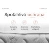 Prešívaný nepremokavý chránič matraca 80x160 cm s gumou