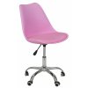 milano krzeslo obrotowe rozowy meblemoskala
