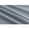 Kvalitní zatemňovací závěsy VELVET šedomodré 140x250 cm (2 ks), kovové kroužky