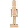Vánoční louskáček NUTCRACKER SQUARE přírodní více velikostí
