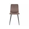 Moderní jídelní židle DAREN VELVET cappuccino s luxusním čalouněním