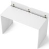 Bílý psací stůl NEVY 120x60 cm s čistým designem do pracovny
