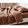 Elegantní povlečení MOELLIN z jemného mušelínu – hnědé