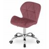 84633 3 akce tmave ruzove kancelarske kreslo avola velvet ii jakost