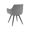 Designová otočná židle BALLO BREGO šedé pro moderní jídelny