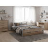 Postel IKAROS DOUBLE 180 x 200 cm, dub sonoma/šedá