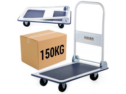 919 2 carucior de transport cu platforma pentru depozit 150 kg