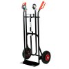 1701 1 carucior de marfa 2in1 cu portanta 150 kg neagra