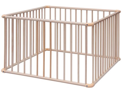 Playpen Scarlett IVA - beech, 123 x 123 cm