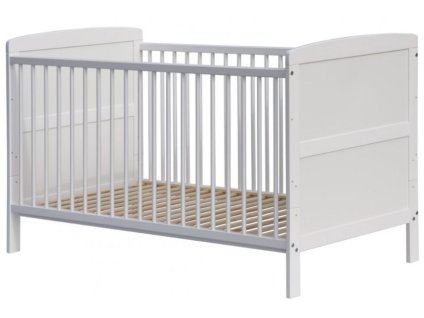 Dětská postýlka Scarlett Kacper - 2v1 - bílá (borovice) - vyndavací příčky - 140 x 70 cm