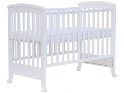 Cot with removable side Scarlett LAURA beech-white 120 x 60 cm