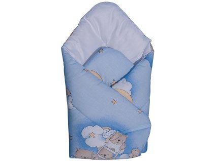 Swaddle Wrap - Scarlett Little cloud - blue
