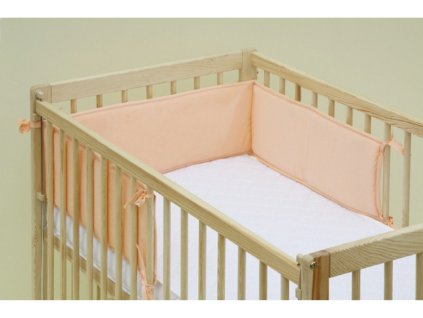 Cot Mantle - Scarlett terry - 180 x 20 cm - apricot