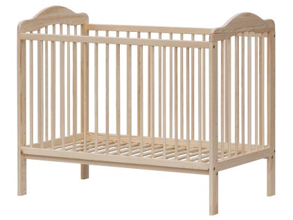 Baby cot with pull-out partitions Scarlett ALEK (pine) - natural ECO 120 x 60 cm