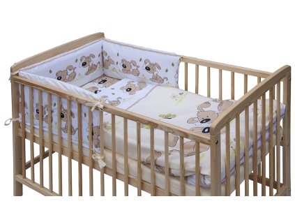 Cot bed linen 6-parts - Scarlett - Scarlett JAPY - 90 x 120 cm - beige
