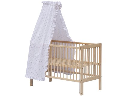 Canopy above the cot Scarlett Little star - beige