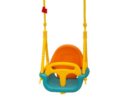 Huśtawka plastikowa - kolorowa 3+