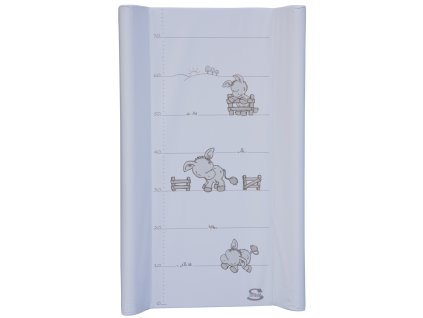 Changing mat with fixed insert Scarlett Donkey 80 x 50 cm - white