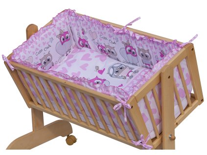 Cradle bedding set - Scarlett Kulisek - pink